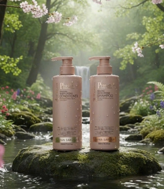 Cặp Dầu gội Prosee PS2/PC2 Sakura Moisturizing 500ml – Dành cho tóc dầu, ngăn rụng & dưỡng ẩm