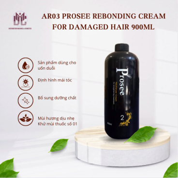 Kem dập định hình AR03 PROSEE REBONDING CREAM FOR DAMAGED HAIR 900ml