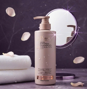 Dầu gội PROSEE PS2 Bao Bì Mới Sakura Moisturizing 500ml - Dành cho tóc dầu bết dính chống rụng