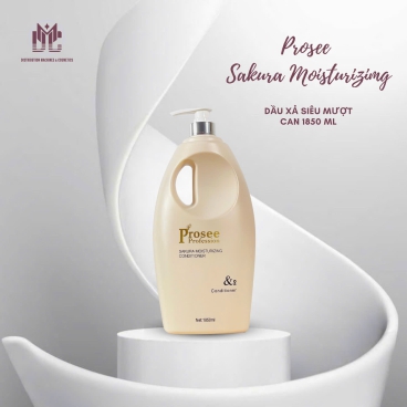 Can Dầu xả Prosee PC8 Trắng 1850ml – Dưỡng tóc mềm mượt, phục hồi hư tổn