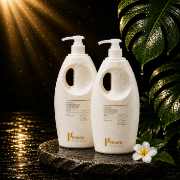 Cặp Can gội /xả siêu mượt Prosee 1850ml PC17/PS17 - Dưỡng ẩm, phục hồi & làm dịu tóc khô xơ