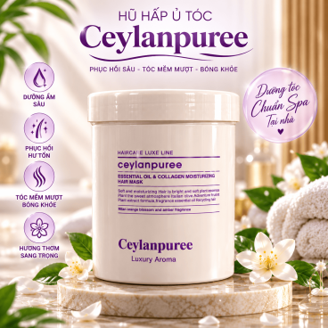 Hũ hấp CLT-1 CelanPuree Essential oil & Collagen Moisturizing 800ml