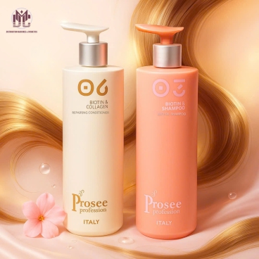 Cặp Dầu Gội/Xả Prosee IS-3 730ml– Xu Hướng Italya Kiềm Dầu, Làm Sạch Bết & Cho Tóc Tơi Phồng Tự Nhiên