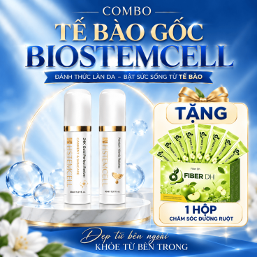 Tặng 1 hộp chăm sóc sức khoẻ đường ruột (DH) khi mua 1 bộ chăm sóc trẻ hoá da