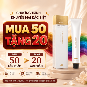 [Xả kho] Mua 50 tặng 20 màu nhuộm Leo trắng