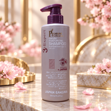 [Du lịch] Dầu gội PROSEE PS2 Sakura Moisturizing 500ml - Dành cho tóc dầu bết dính chống rụng